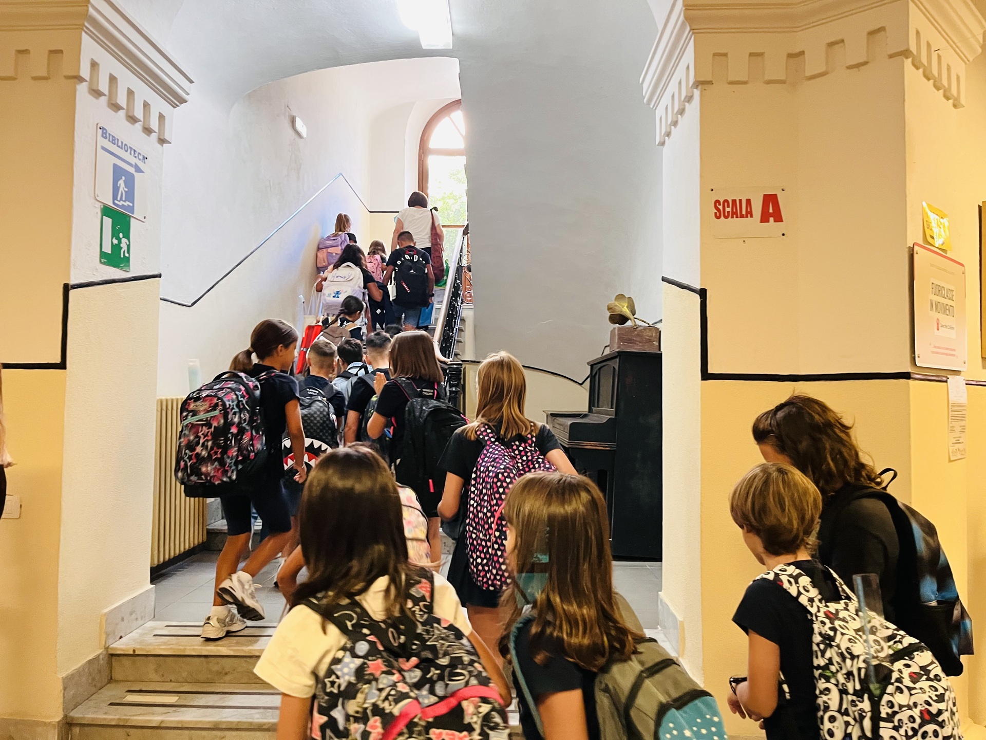 Studenti a scuola