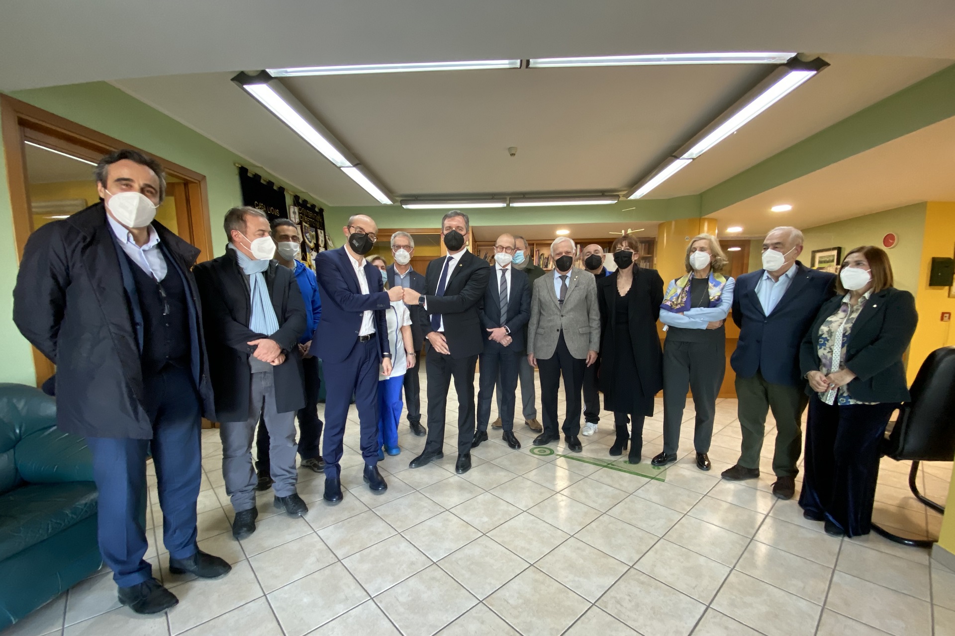 Visita del sindaco alla Casa di Accoglienza Lions