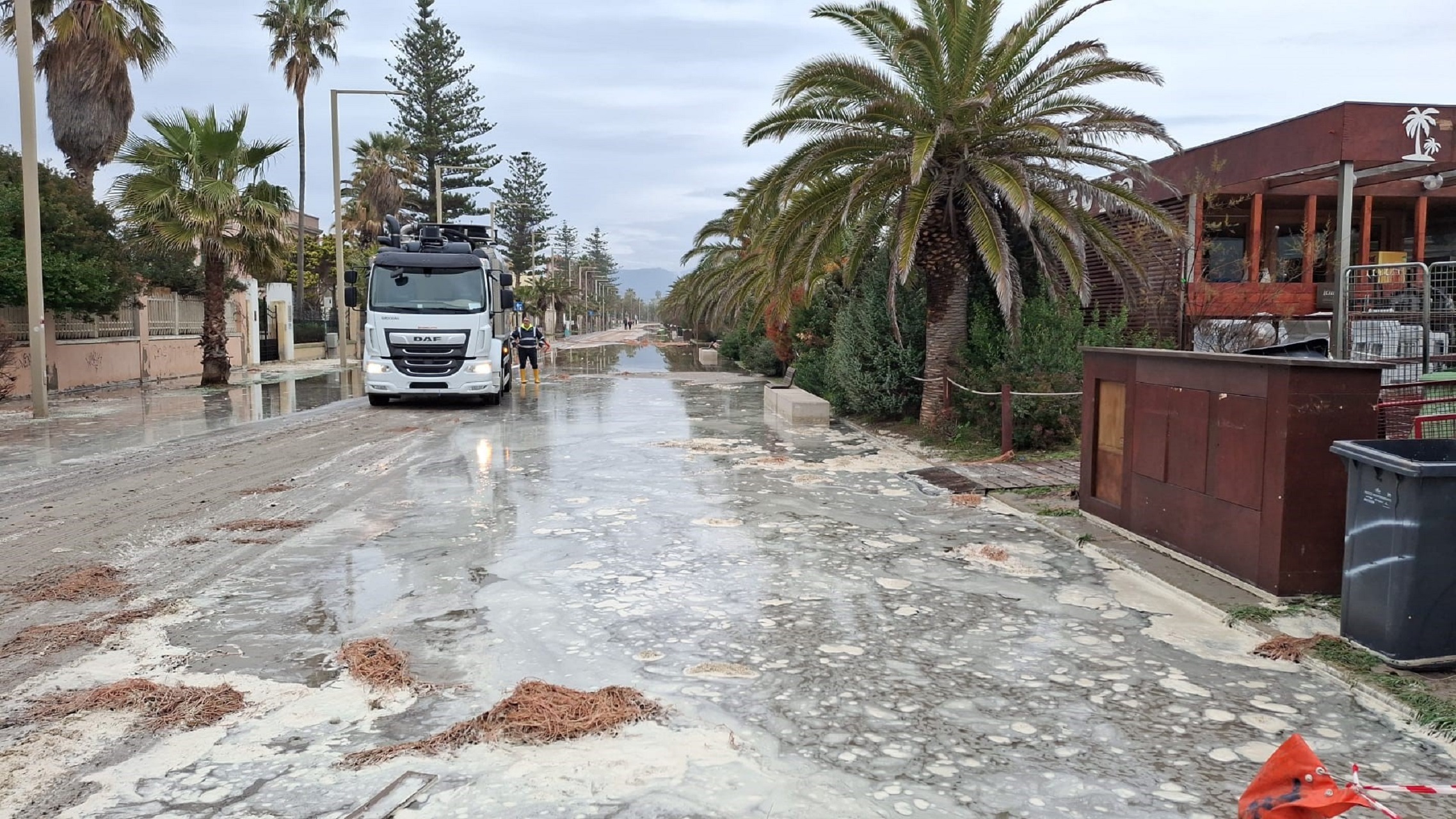 Cagliari dopo il ciclone Harry