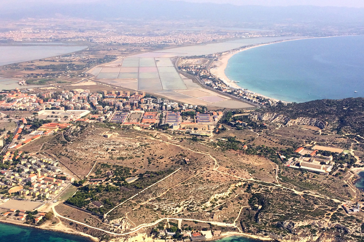 Cagliari. Foto aerea